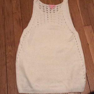 White Lily Pulitzer Mac Sweater tank